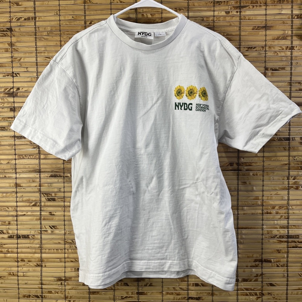 New York Botanical Garden  T Shirt USA Sunflower Sz L Novelty Vacation Souvenir‎
